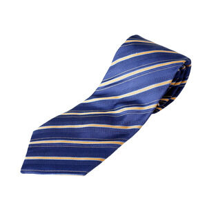 VTG Canali Italy Silk Stripe Tie Work Business Preppy College Academia Grandpa